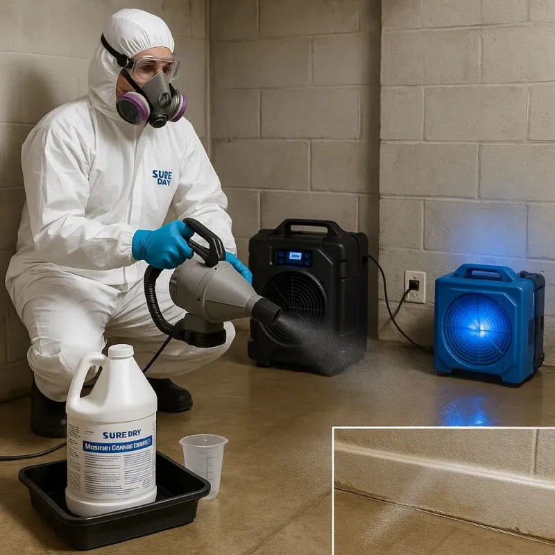 Sanitization and Odor Removal process in Washington, VT